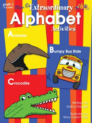 cover image of Mrs. E's Extraordinary Alphabet Activities
